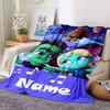 Custom Name Super Monsters Theme Printed Blanket - Perfect for Couch, Bed, Travel & Outdoor Use | Machine Washable, Cozy & Durable.