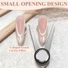 3D Doppelkopf-Nägel Französische Form Starker Cat-Eye-Magnet Nagelkunst Gel-Nagellack Magnetischer Effekt Maniküre Zubehör Werkzeugset