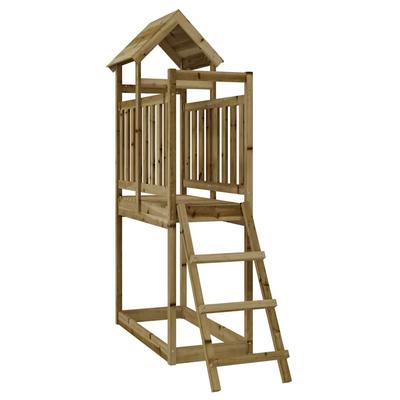 Vidaxl Plac Zabaw Do Ogrodu, 53X110X214 Cm, Impregnowana Sosna