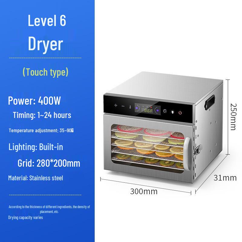 Compact Multifunctional Food Dehydrator for Fruits, Vegetables, Snacks, and Jerky