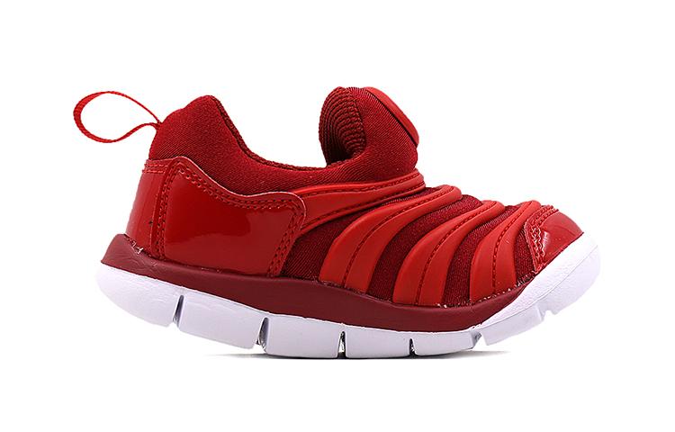 Nike Dynamo Freie Abriebfeste Niedrige Kleinkindschuhe Weiß Rot Säugling und Kleinkind 343938-621