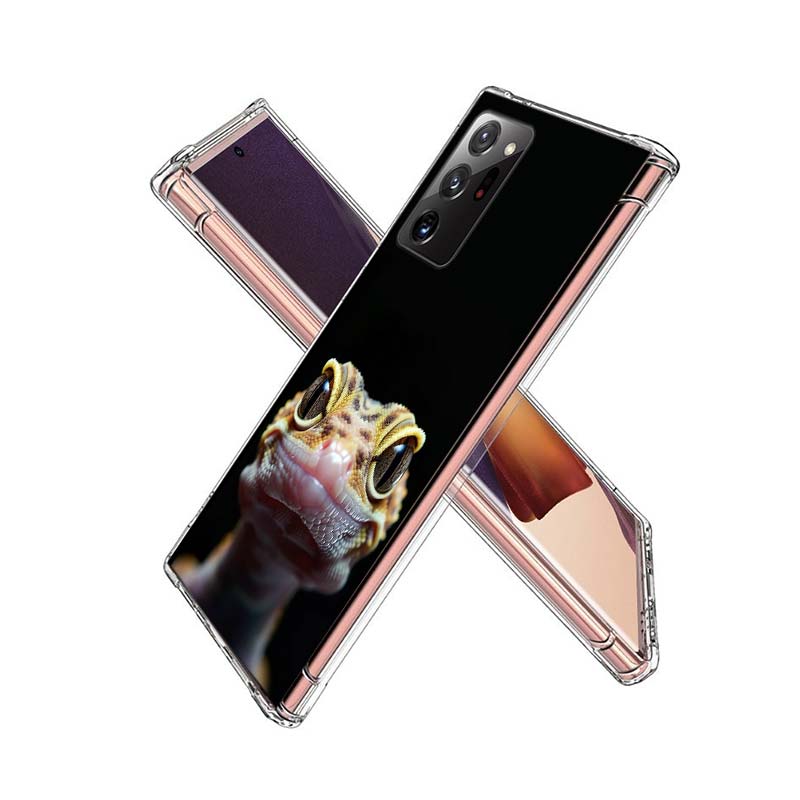 Lizards and Geckos Have Big Eyes Phone Case for Samsung A55 A35 A25 A15 A07 A05S A16 A17 A26 A36 A37 A56 A57 Galaxy Note 20 10 A