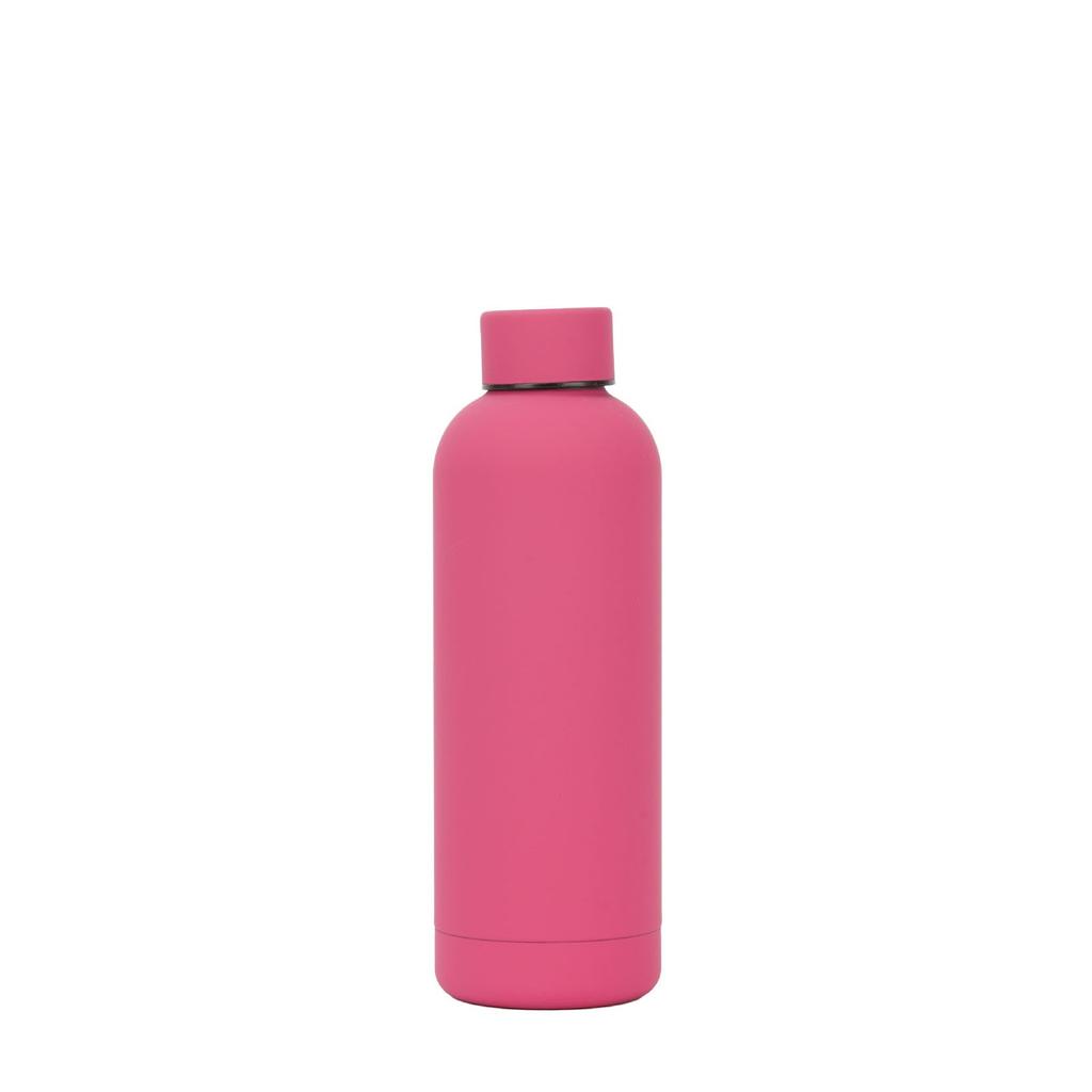 Personalisering Rostfritt Stål Liten Mynning Isolerad Mugg Bärbar Utomhus Sport Vattenflaska 500ml