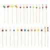 Fork Salad Vegetable Sticks Handmade Toothpicks Food Fruit Cocktail Decor Bamboo Picks Fruit Sticks
