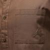 Jordan Essentials FW24 Button-Down Logo Comfortable Solid Color Fashion Versatile Long Sleeve Shirt Men Shirts Brown FV7446-223