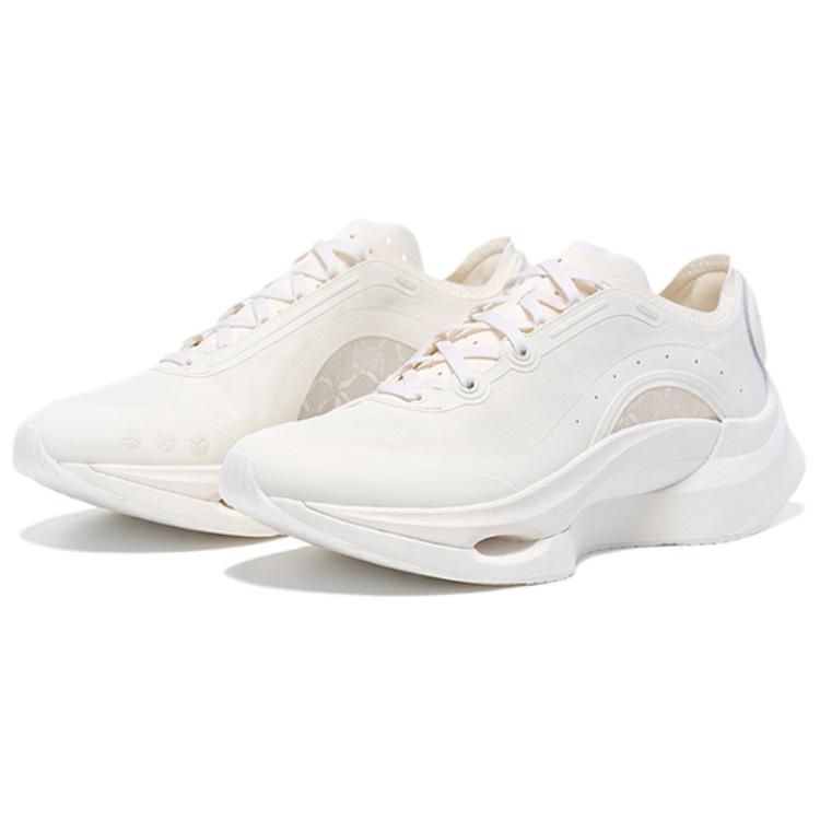 Li-Ning 1990 Tpu Shadow Fashion Classic Shock Absorption Non-Slip Low-Top Casual Shoes Men Casual Shoes Off-White ALFV009-1