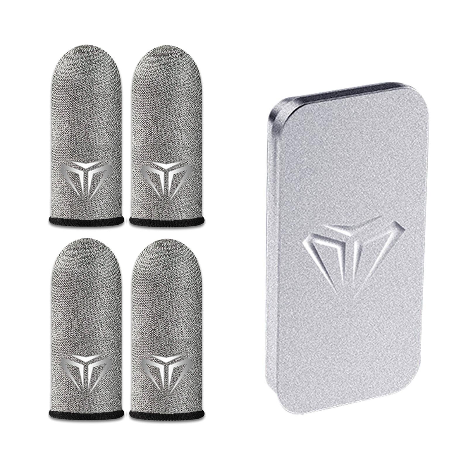 

Рукав для пальцев, влагонепроницаемый, дышащий, чехол для пальцев, 1/2 пары, для мобильных игр, для сенсорных экранов, перчатки для пальцев с ящиком для хранения B