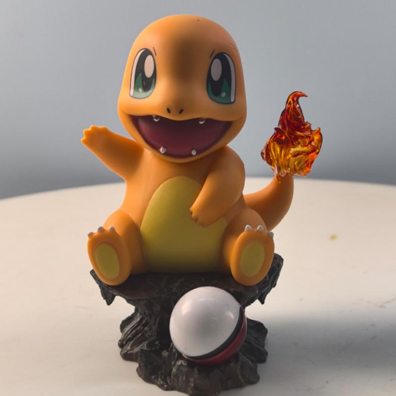 10cm/3.93in Anime Pokemon Figure Bulbasaur Charmander Action Figures 10cm PVC Action Figures Collection Model Toys Gifts