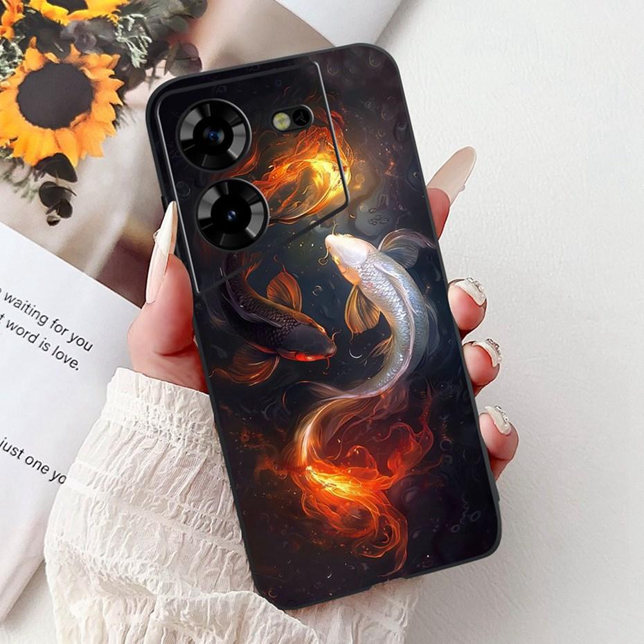 Fashion Painting Case For Tecno Pova 5 5Pro LH7n LH8n Soft Silicone TPU Phone Cases For Tecno Pova 5 Pro Pova5 Covers Bumpers