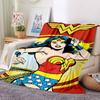 1 stuks Wonder Woman, Superhelden Deken Polyester Vezel, Comfort voor Alle Seizoenen voor Bank, Bed, Kantoor, Auto, Kamperen Ideale Huisdecoratie & Cadeau, Kantoorcomfort