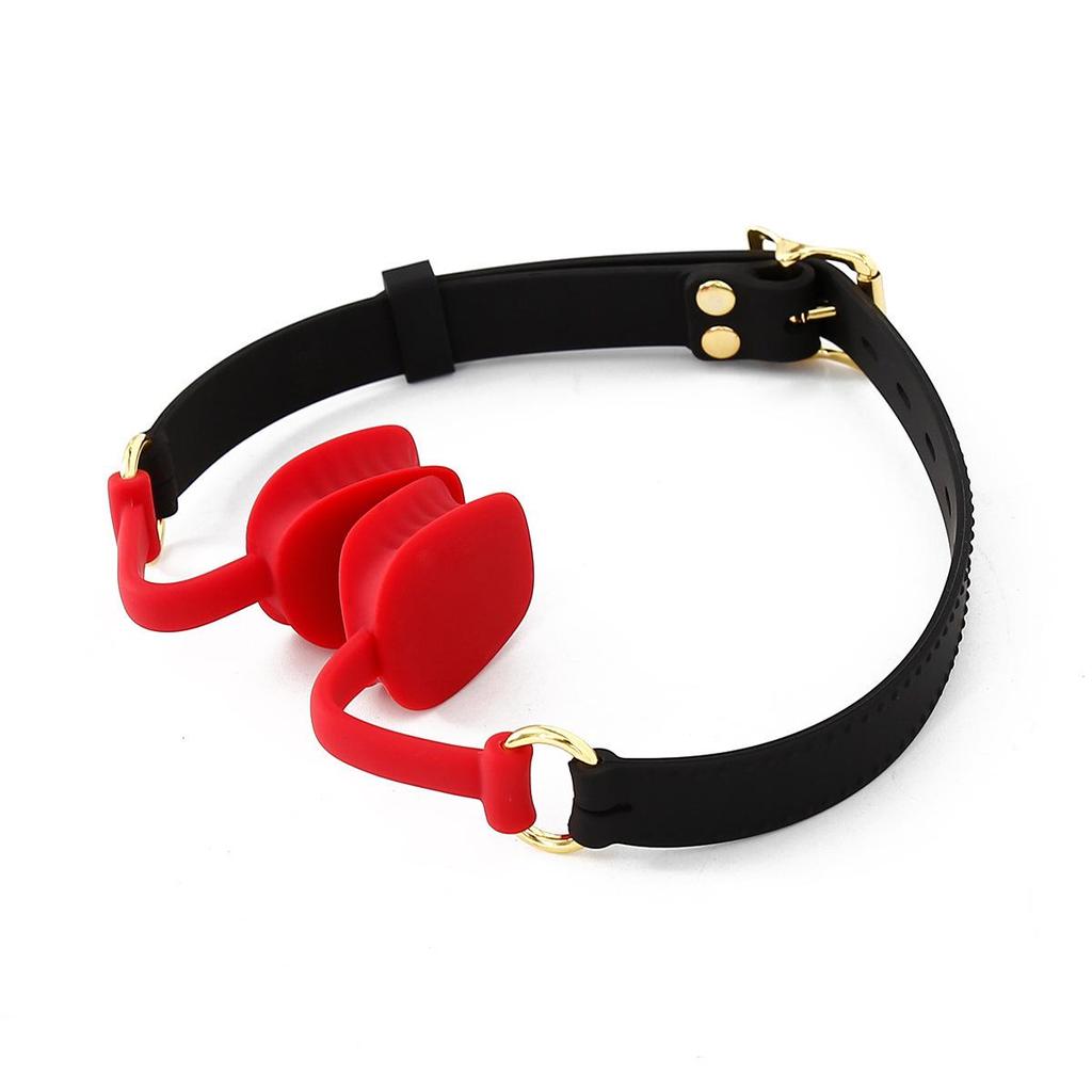 Silicone BDSM Mouth Ring Gag: Adult Flirting & Oral Sex Toy