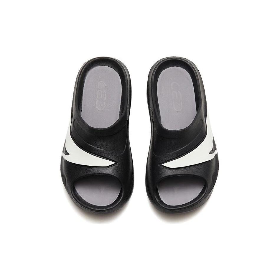 Anta C37 Series Slip Resistant Slip Resistant Slide Slippers Men's Black 912428592-1