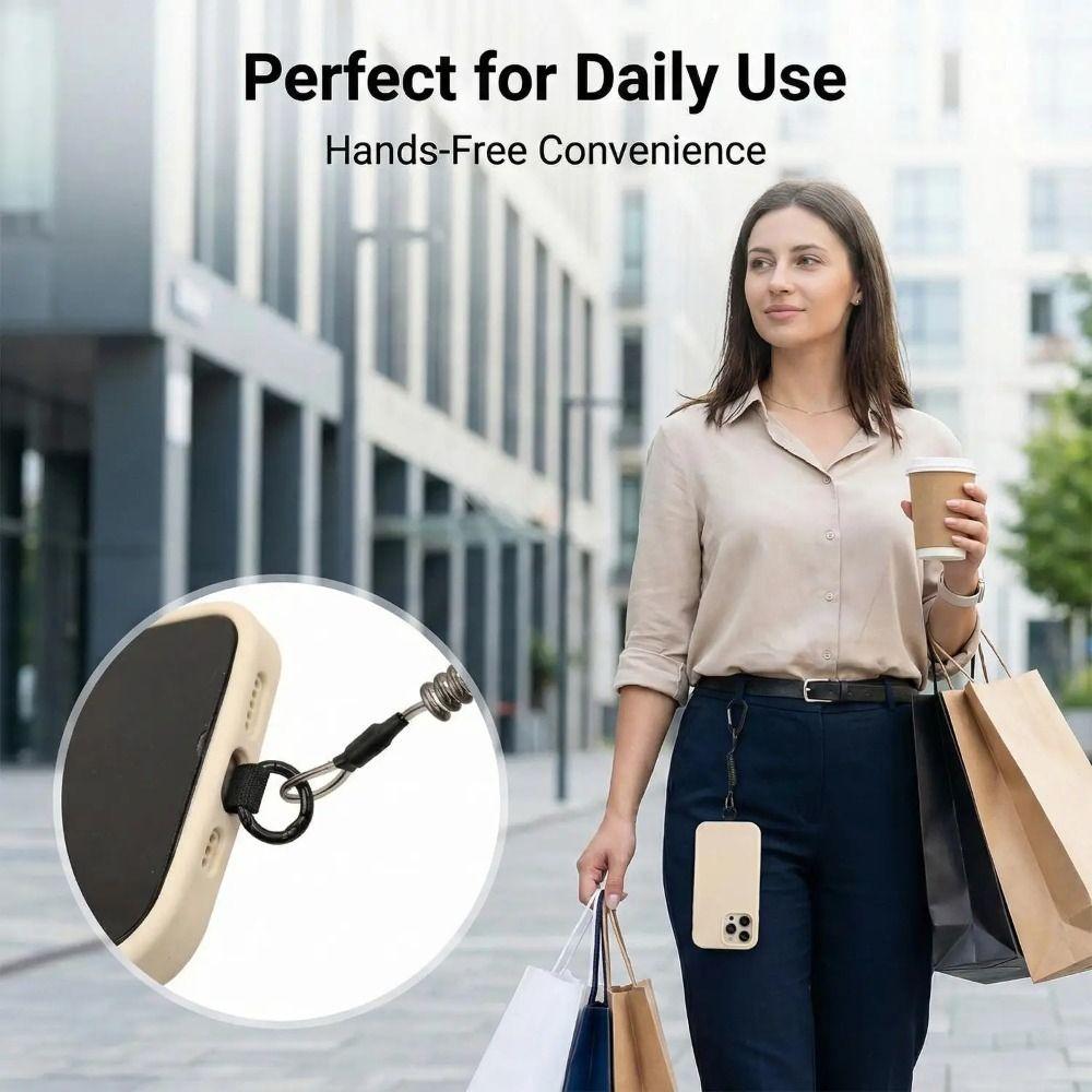Anti-lost Phone Ropes Tangle-Free Anti-Theft Wrist Band Portable Phone Lanyard Outdoor