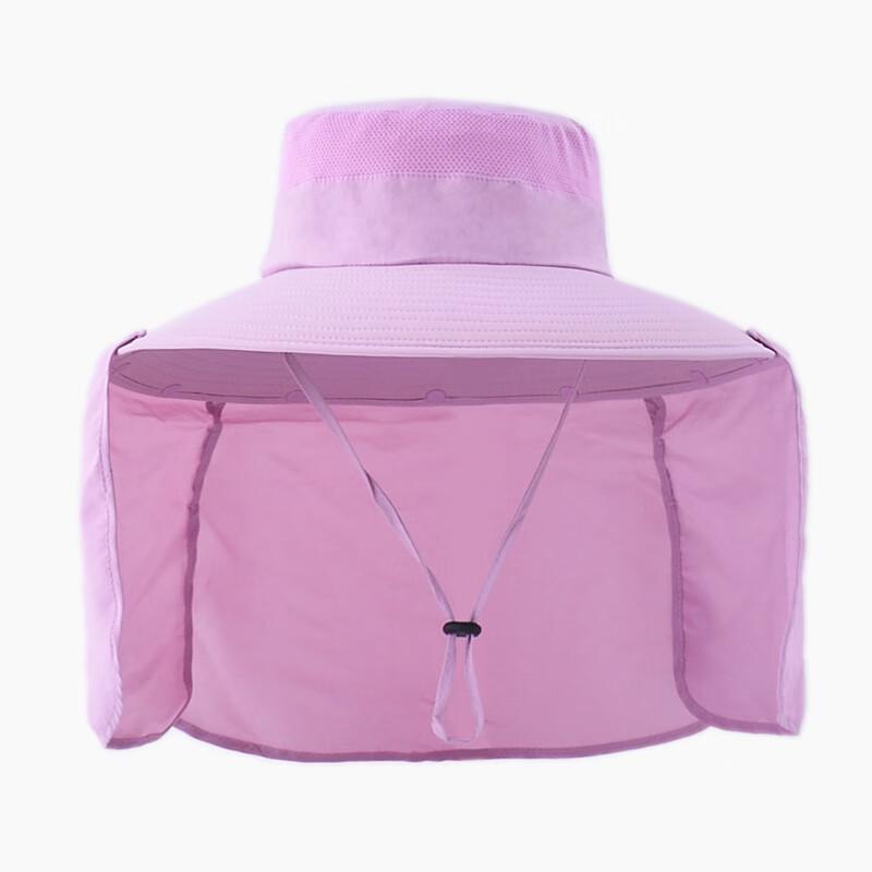 JIAOXIU Solar Fan Wide-Brim Sun Hat with Shawl
