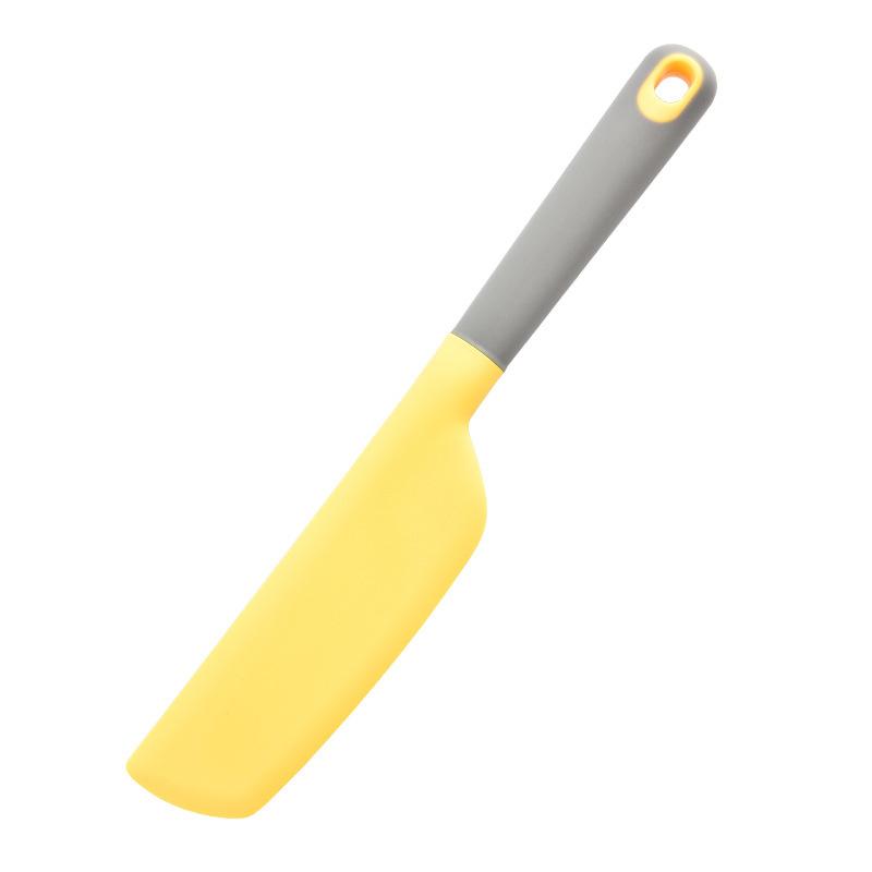 

Silicone Baking Spatula Non-stick Butter Jam Cream Spatula Cake Decoration Tool Heat-resistant Kitchen Cooking Tools жовтий