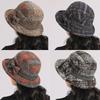 Warm Fisherman Hat Headdress Outdoor Cap Fashion Bucket Cap  Winter