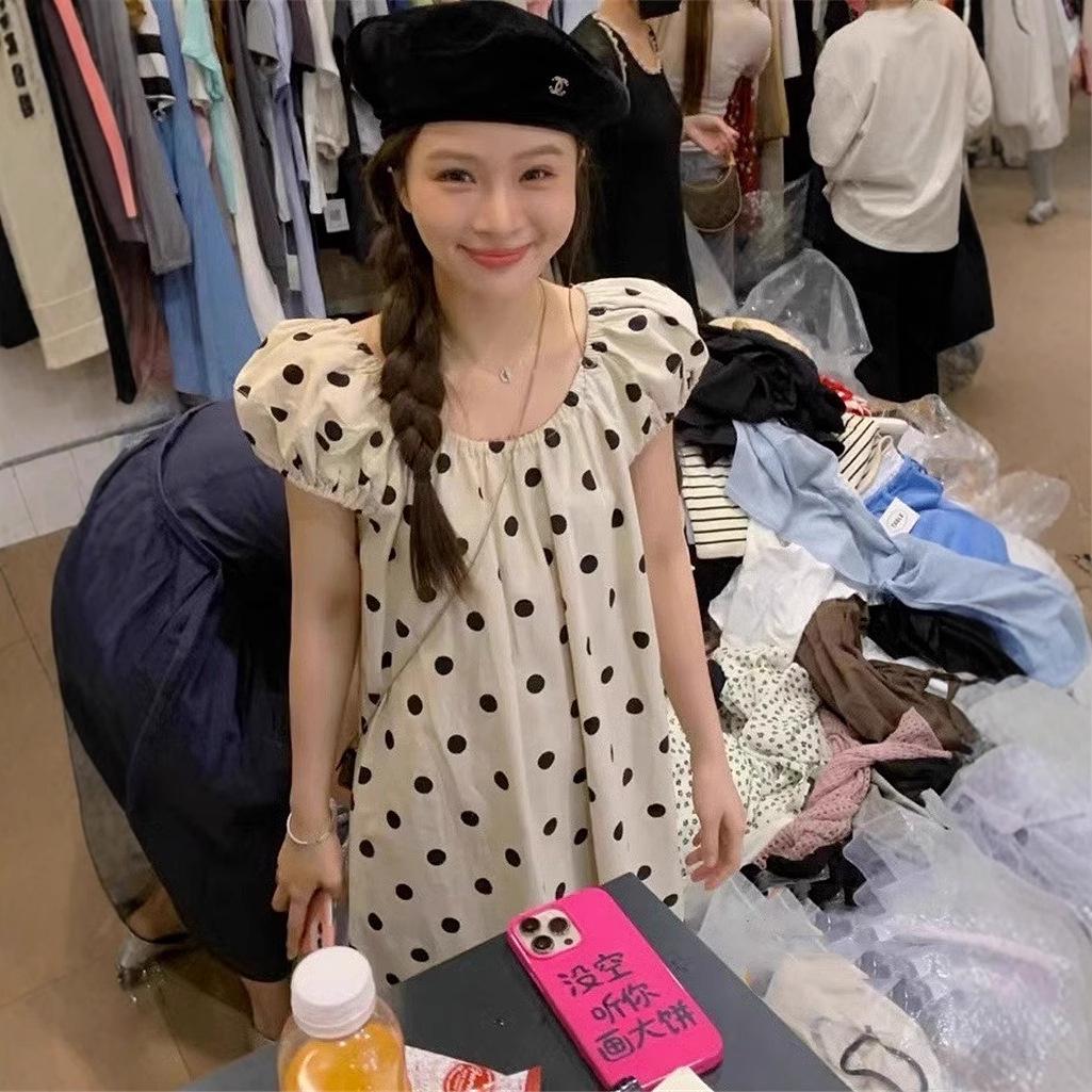 

2025 French Chic Polka Dot Slimming Dress: Sweet, Stylish & Versatile for Summer L [Premium Version]