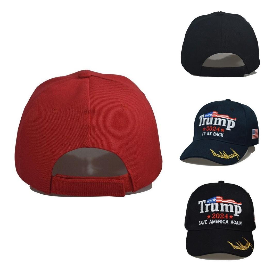 Take Trump America Back Usa Signature 2024 Red Shadow Embroidered Hat Cap