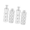 2 Pair Motorcycle Brake Foot Peg CNC Process Plating Precise Fit For M6 6mm Mounting Bolts Motorbike