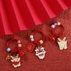 Bag Pendant 2024 New Year Dragon Key Chain Zodiac Dragon Chinese Dragon Key Ring  Children's Kids