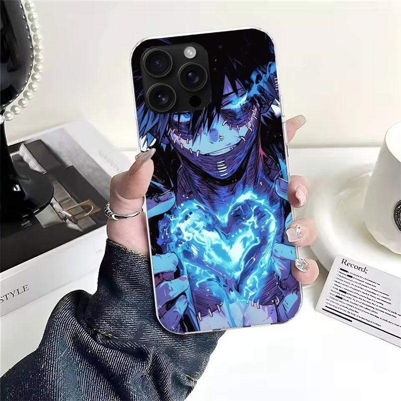 Dabi MHA My Hero A-Academy Soft Phone Case For IPhone 11 17 Air 16E 16 Pro Max 15 + 14 Plus 13 Mini 12 Apple 7 SE 8 Fundas Coque