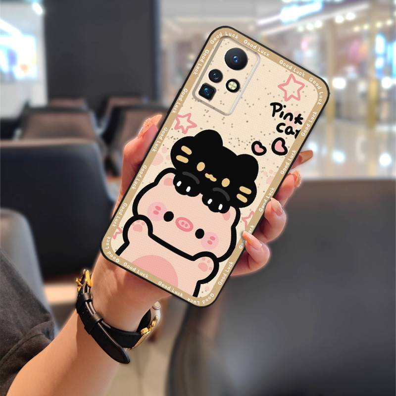 Full Wrap Phone Pouch Phone Case For Infinix Zero X/X Pro/X6811/X6811B Durable Anti-knock Graffiti Dirt-resistant Cute
