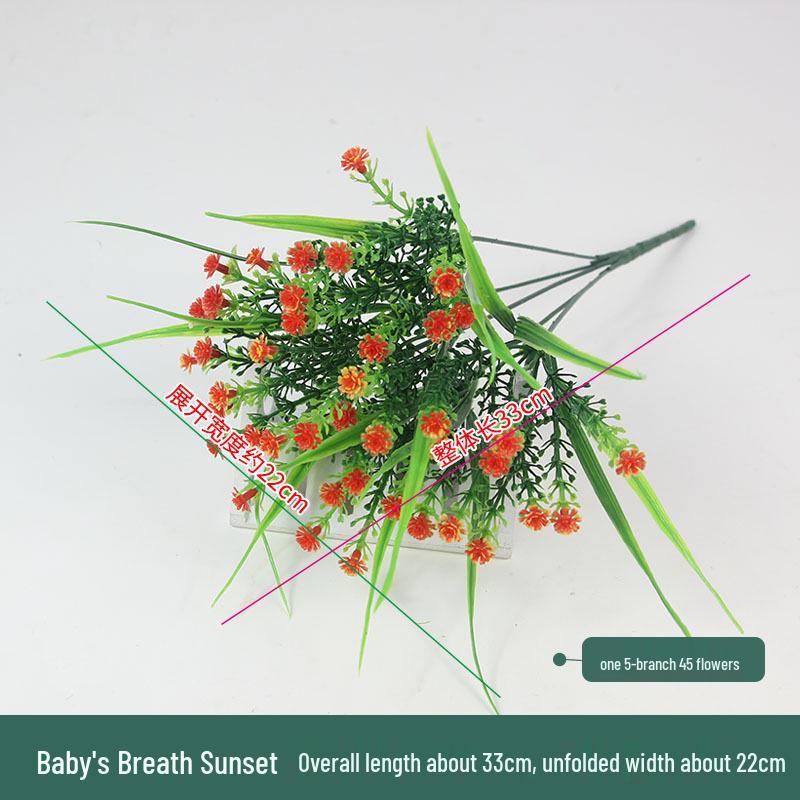 Artificial Green Wall with Flowers and Grass for Indoor/Outdoor Decoration