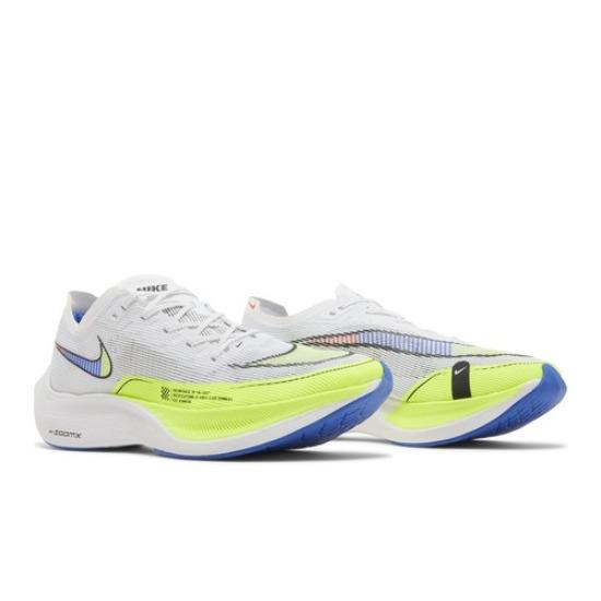 

Nike ZoomX Vaporfly Next% 2 Белый Вольт Голубой CU4111-103 EU 44 белый/синий