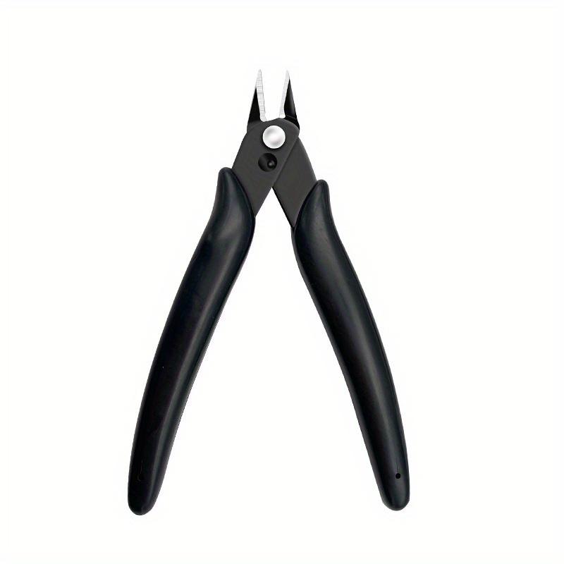 Chrome Vanadium Steel Industrial Electronic Pliers for Wire Cutting, Trimming Plastic, and Electronic Feet - Durable Model DIY Hand Tool Scissors