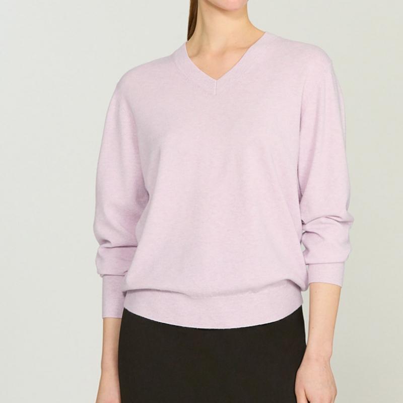  She S miSS  baSic V Neck Knit SSkpop12050 lV