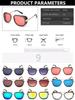 Fashion Steampunk Sunglasses Men Brand Mirror Designer Sun Glasses for Women Punk Vintage Red Sunglasses UV400