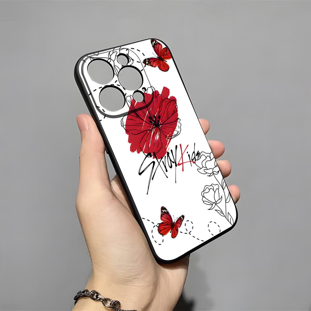 

Модний Kpop S-Stray-Kids Чохол для телефону Для 16 Pro Max Iphone 15 14 Pro Max 13pro 11 X Xs Xr 8 7Plus Силіконовий чохол iPhone 12 Pro Max