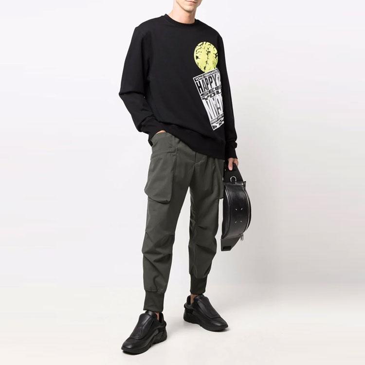 Y-3 FW21 Multi-Pocket Drawstring Cuffed Casual Pants Men pants Green HB3427