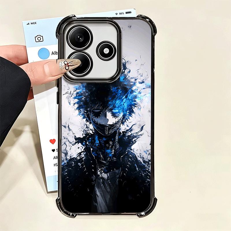 MHA My Hero Dabi Soft Phone Case For Xiaomi Poco X7 X8 Pro Max X6 X5 X3 F8 Ultra F7 M8 M7 M5S Redmi 15C 15A 15 14C 13C 12C 13 12