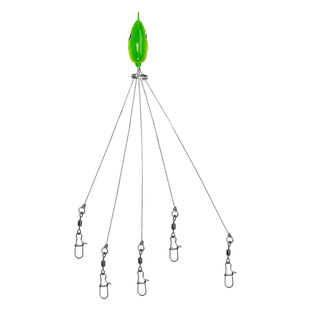 Fishing Lure Alabama Rig Bait Artificial Lure for Bass Fishing with Multiple Hooks Stainless Steel Saltwater Freshwater