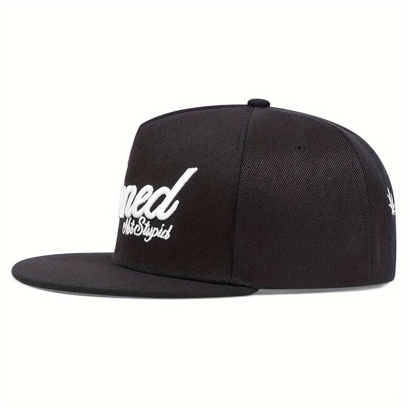 Unisex Stoned Letter Embroidery Hip-hop Hats Spring Autumn Outdoor Adjustable Casual Baseball Caps Trucker Caps Sunscreen Hat