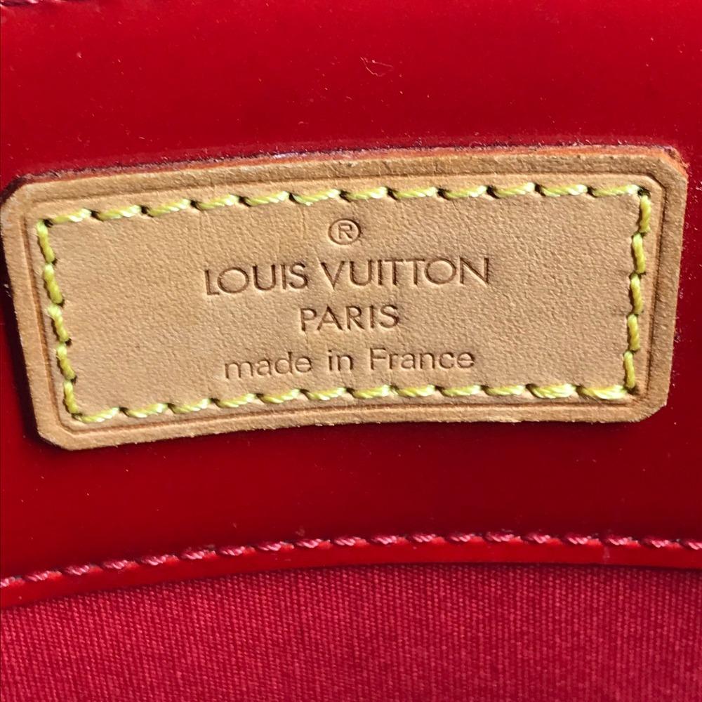 Louis Vuitton M91086 MonogramVernis Lead MM Vertical Tote Bag Shoulder Bag