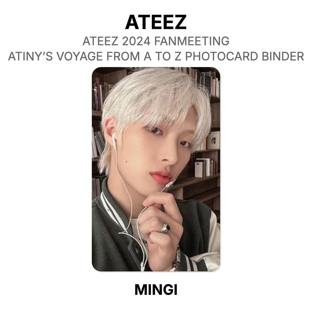 ATEEZ ATEEZ 2024 FANMEETING ATINY’S VOYAGE FROM A TO Z PHOTOCARD BINDER Official Photocard