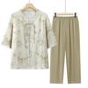 New Chinese Style Floral Blouse
