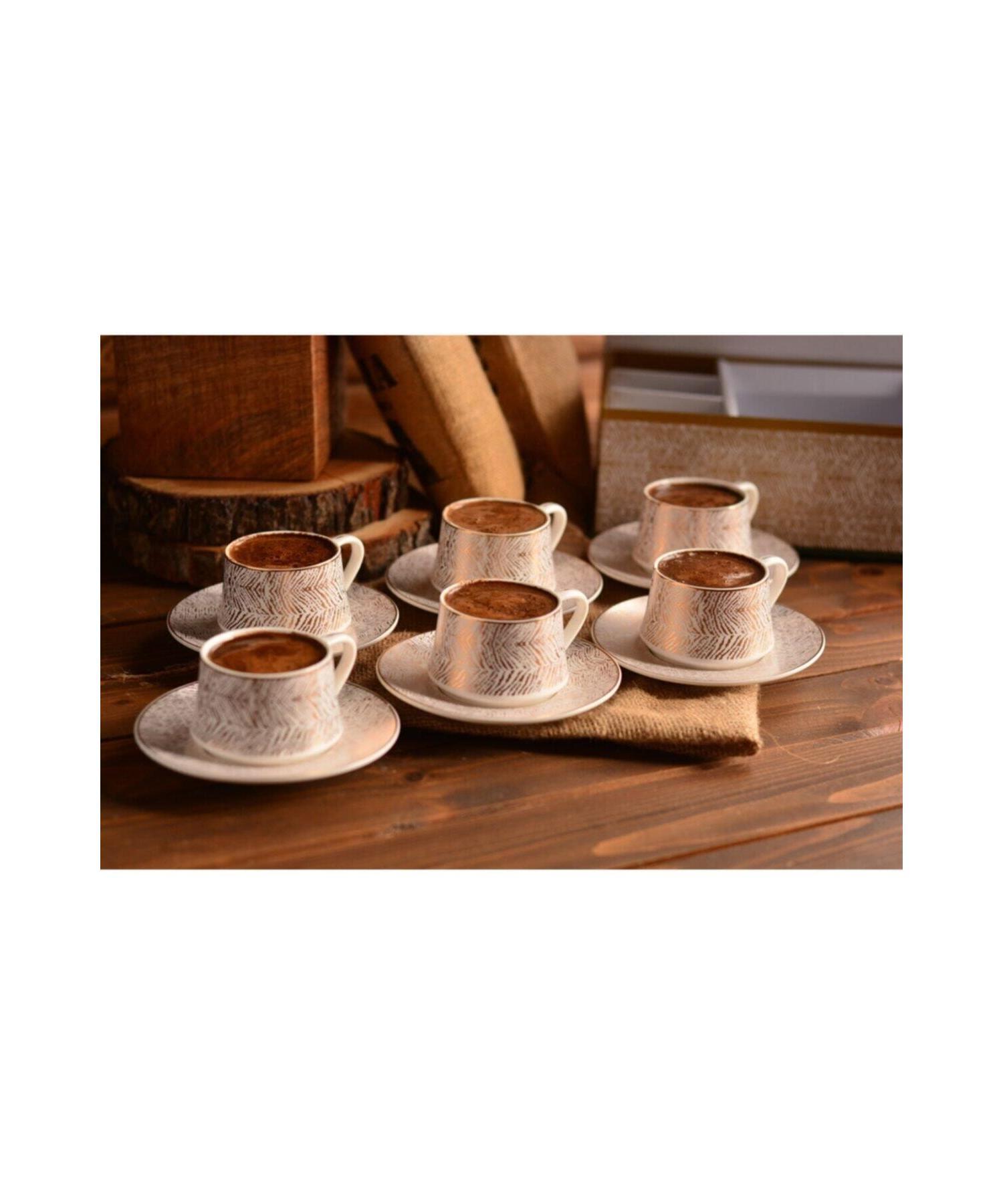 

Bb1380 Набор кофейных чашек Lusso Prestige на 6 персон