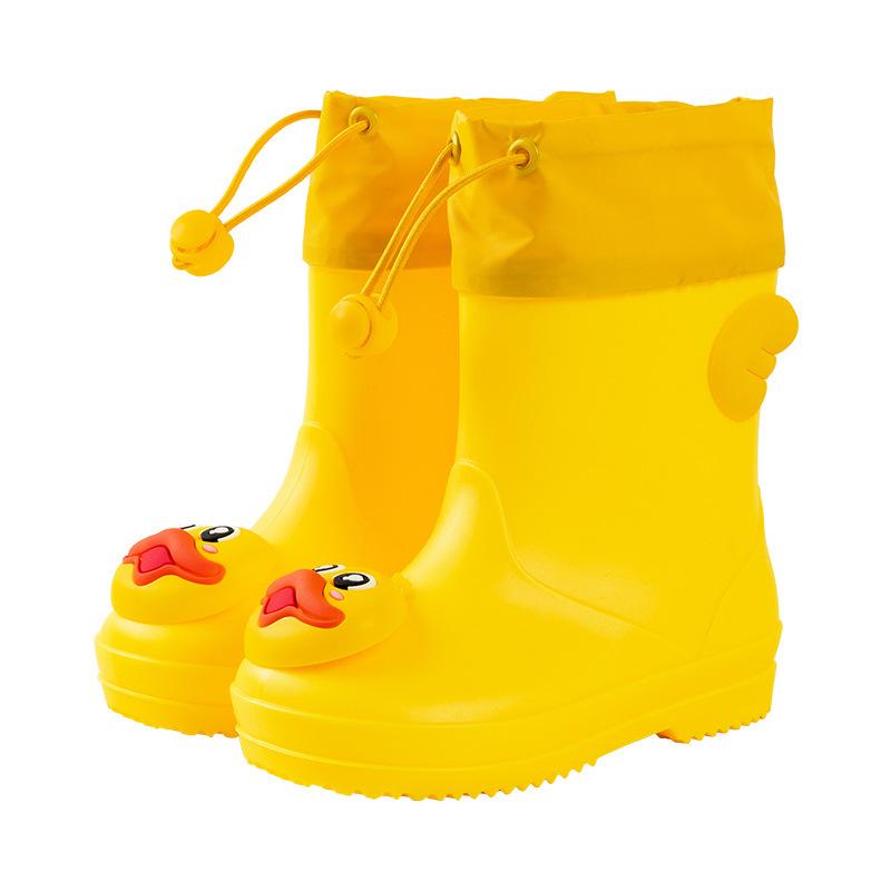 New lightweight children's rain boots three-dimensional cartoon boys and girls medium tube water shoes non-slip waterproof comfortable rain shoes