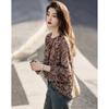 Women's Floral Ruffle Chiffon Blouse