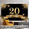 20. Geburtstag Banner, Nummer Foto Kulisse Wanddekoration für Feier