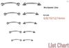 Versatile Piercing Jewelry Set: Nose Rings, Lip Studs, Tongue Rings