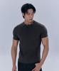 NINEZ Cotton Spandex Cut Henley Neck Muscle Fit T-Shirt (2 Colors)