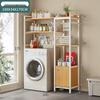 single layer rubber wood with white frame & cabinet door