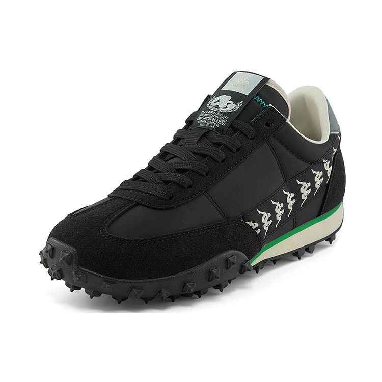 Kappa Retro Running Shoes Low Top Men sneakers Black White K0BW5MM09-990