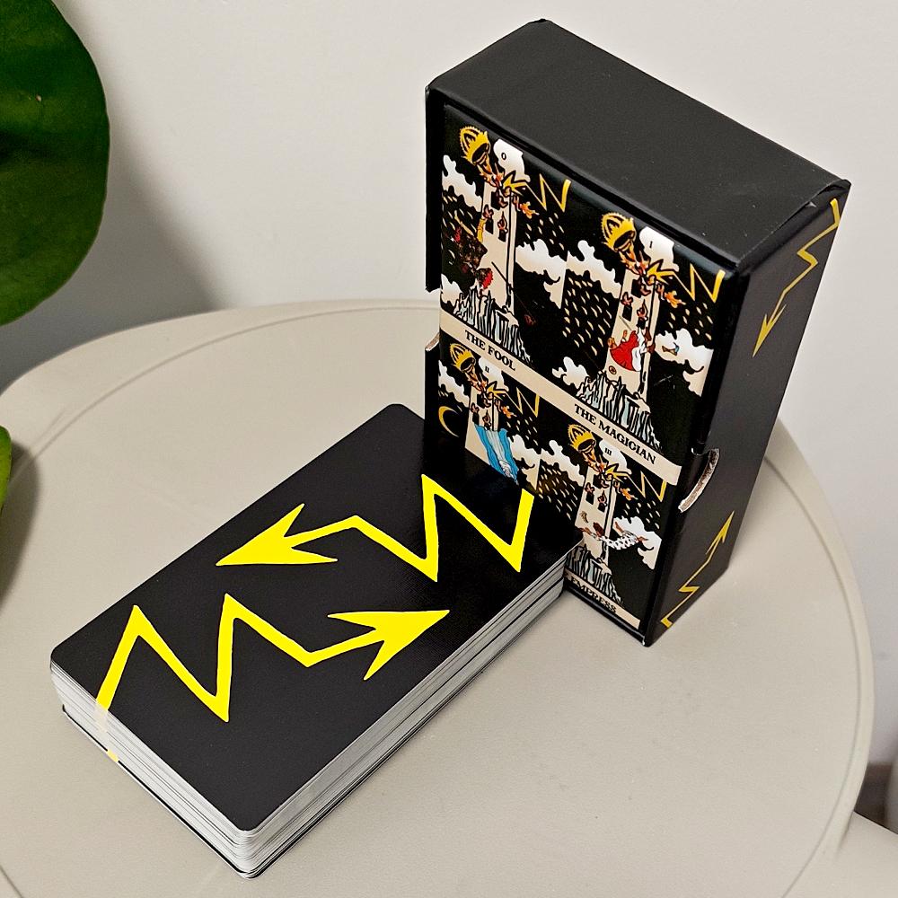 Tower Takeover Tarot Deck in Rigid Box 12*7cm, Unique 79-Card Tarot Set for Transformation & Liberation Double-embossed