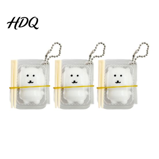 Calming Fidget Toy 1/2/3Pcs Stress Relief Bear with Clear Box & Chopsticks, Cartoon Bento Squeeze Ball Toy, Slow Rising Sensory for Anxiety Reduction