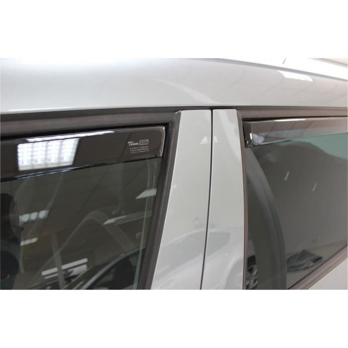 Déflecteurs d'air - J&J AUTOMOTIVE - Heko - Fumé - Acrylique renforcé - Pour Skoda Yeti 2009-2017